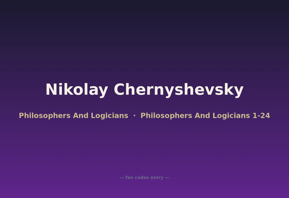Nikolay Chernyshevsky