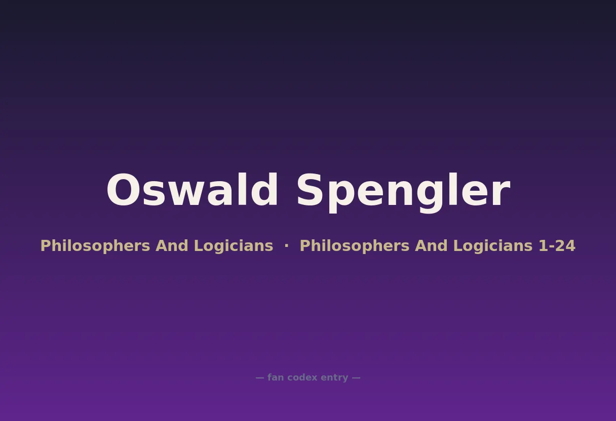 Oswald Spengler