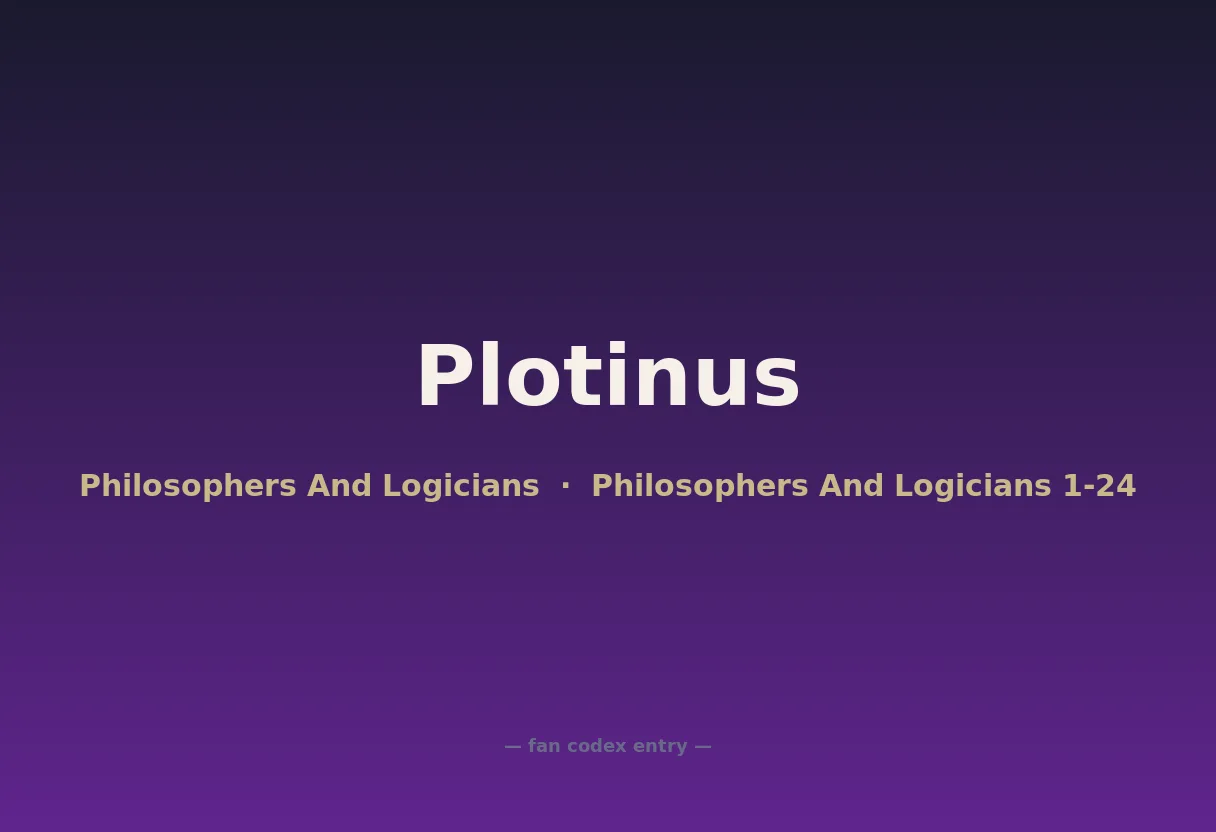Plotinus