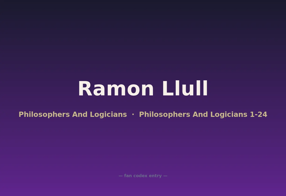 Ramon Llull