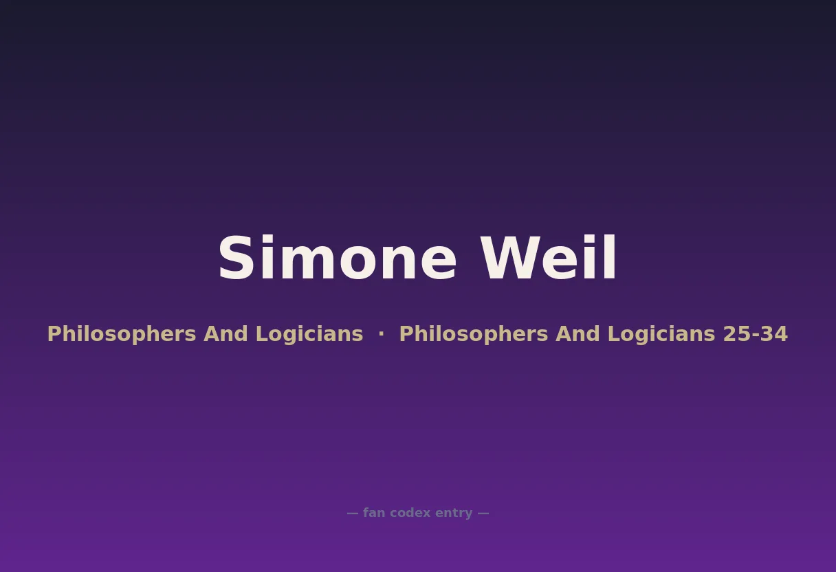 Simone Weil