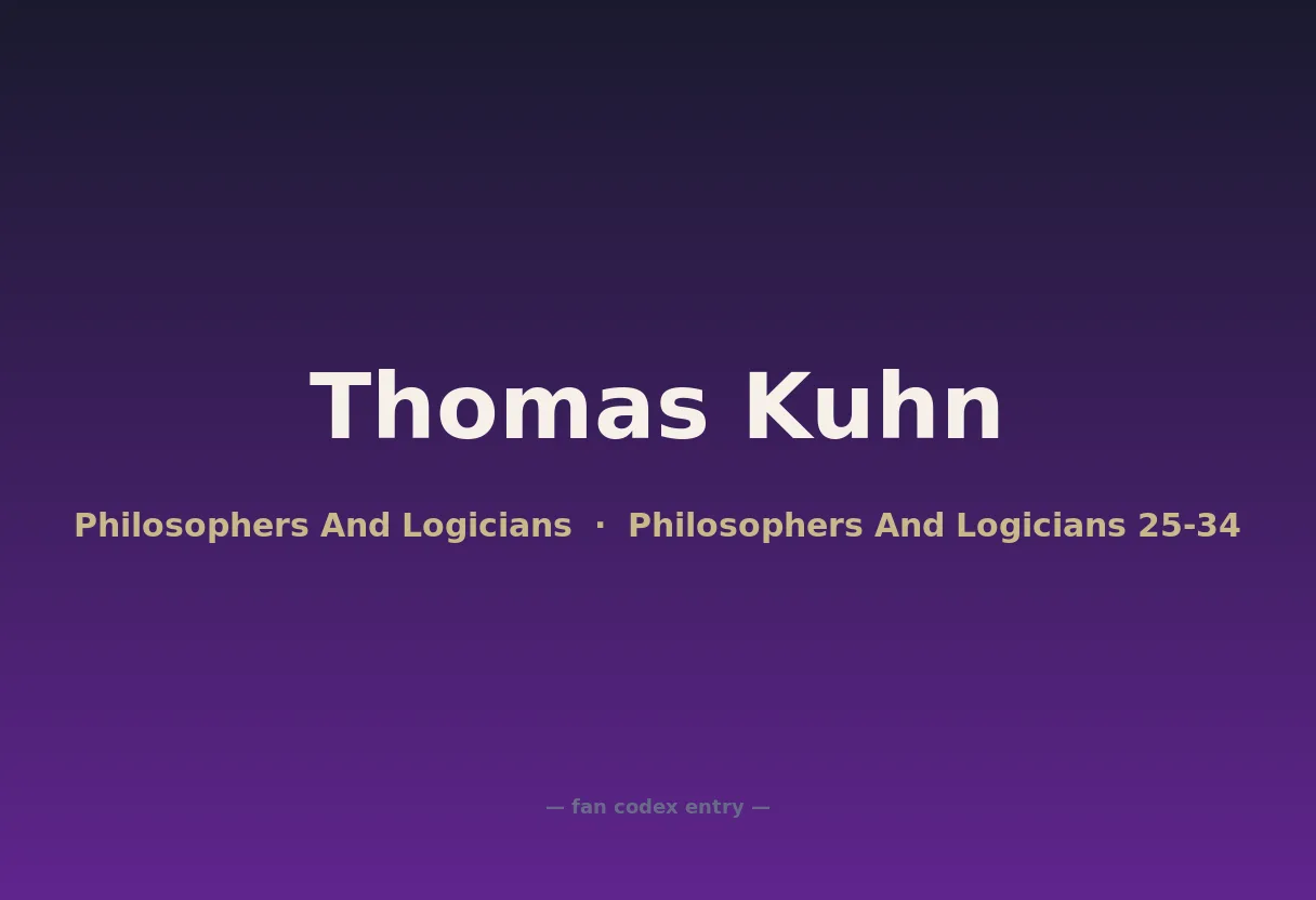 Thomas Kuhn