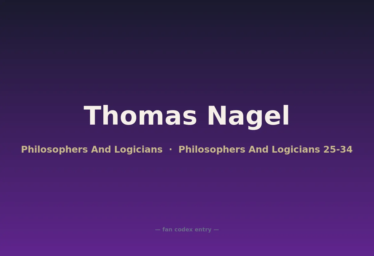 Thomas Nagel