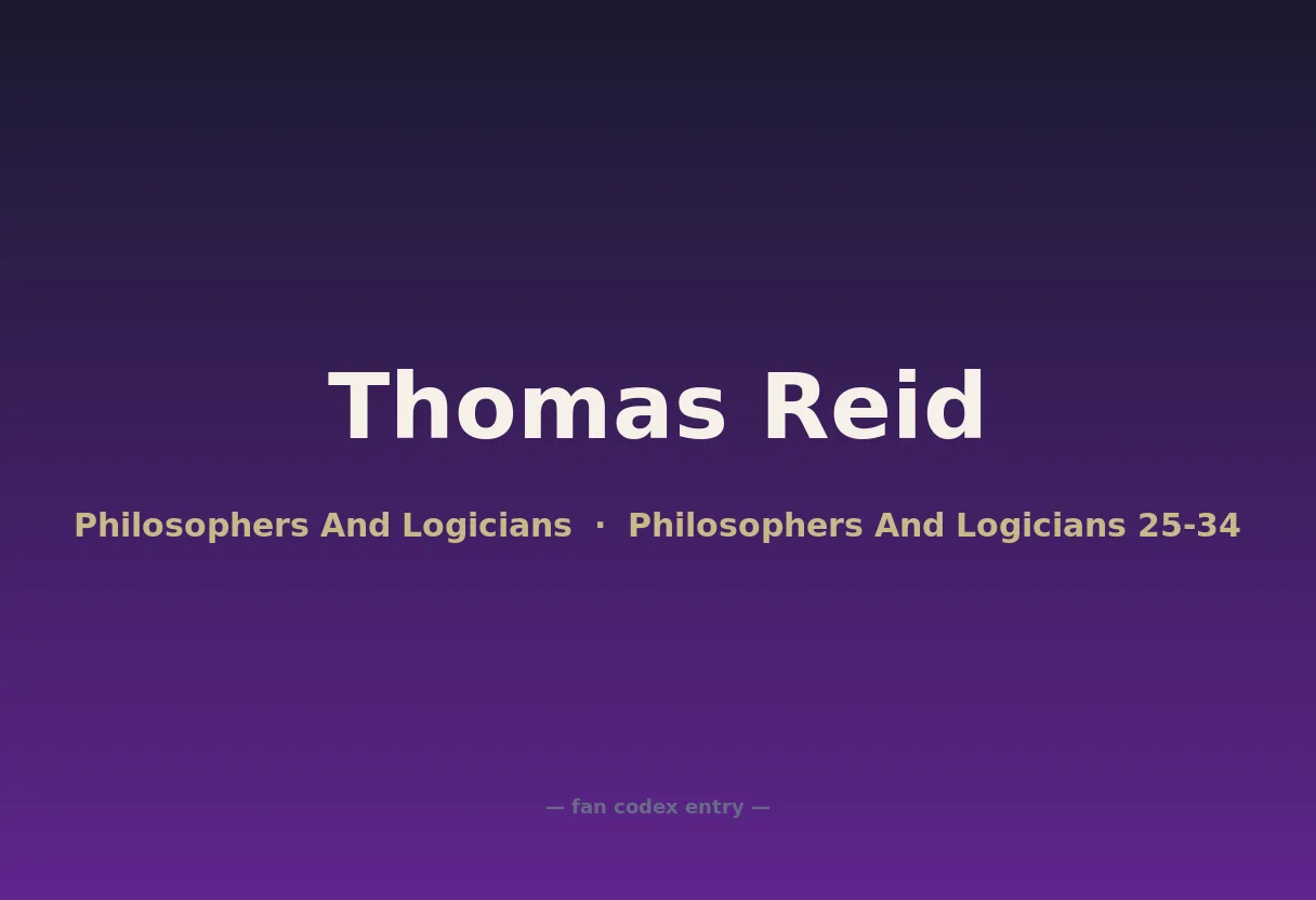 Thomas Reid